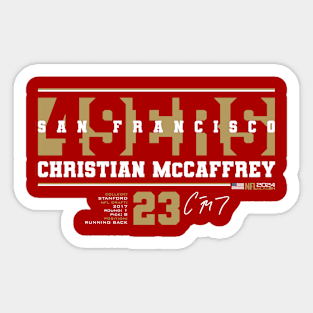 McCaffrey - 49ers - 2024 Sticker